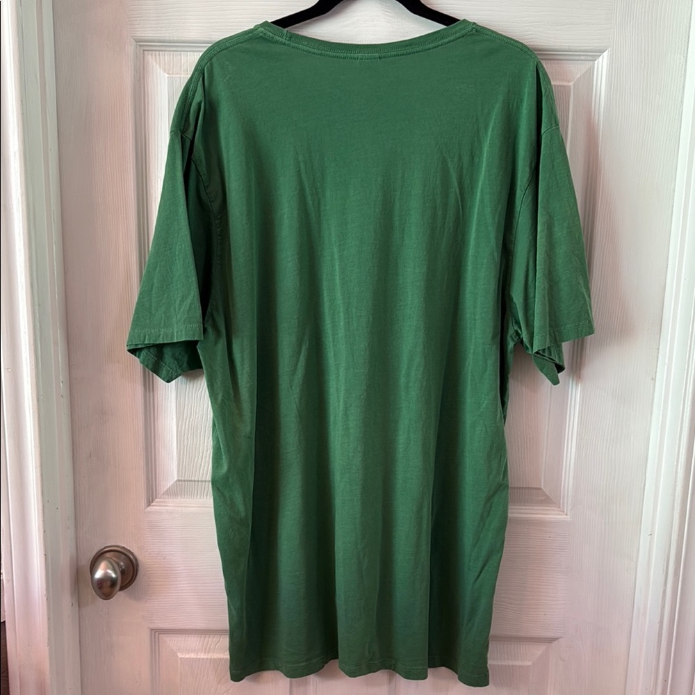 Green Monster Short Sleeve Tee Casual Cotton Shirt - Picture 3 of 3